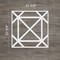 Ekena Millwork Large Buxton Decorative Fretwork Wall Panels in Architectural Grade PVC, 23 3/8"W x 23 3/8"H x 3/8"T WALP24X24BUX - alternate 3